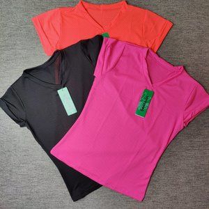 Women's Gym Athletic Top V neck Size M